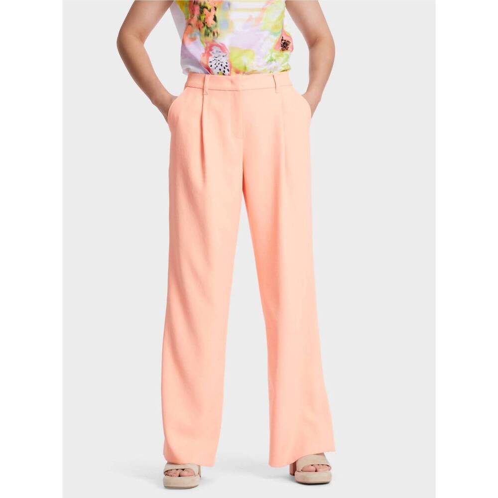 NEW MARC CAIN soft wasco wide pants in deep peach - Picture 4 of 5